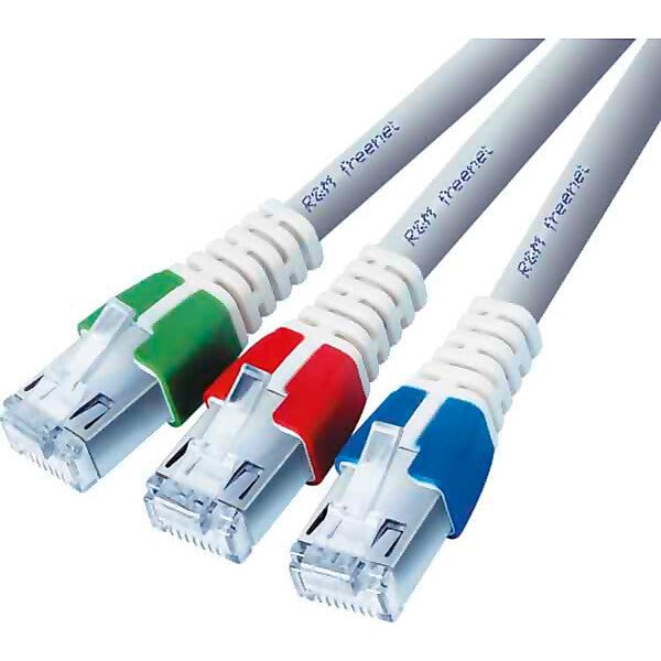 R&M Rangierkabel SF/UTP 10m gr Kat.5e 4P 305046